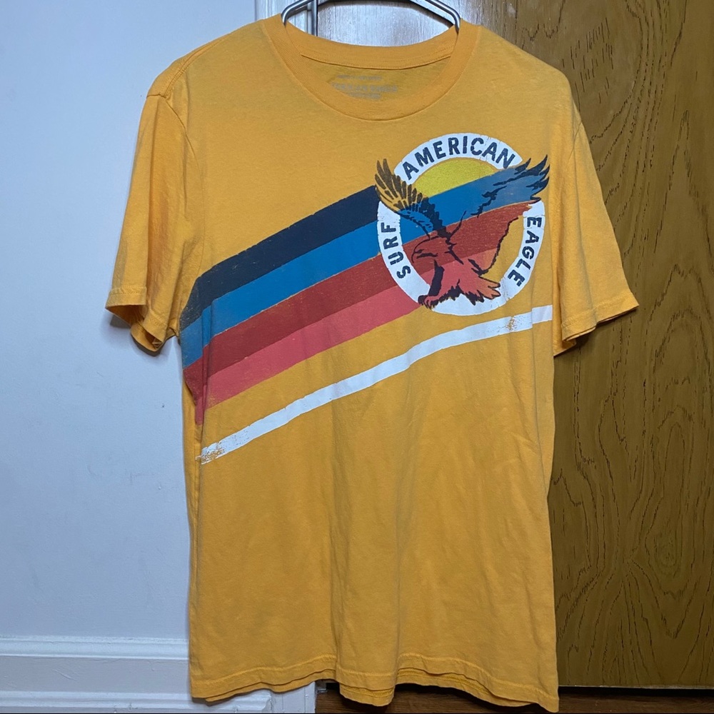 American eagle surf graphic T shirt size large
